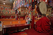 Ladakh - Sankar Gompa (Leh), morning puja